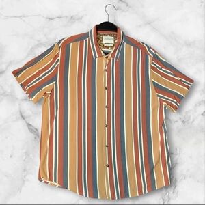 Denim & Flower Multicolor Striped Casual Shirt